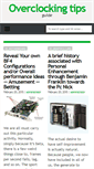 Mobile Screenshot of hardware-overclock.com